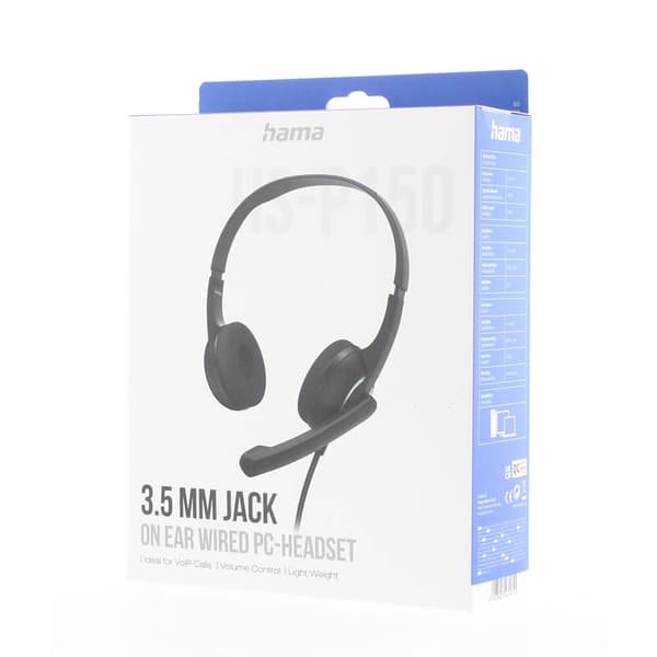 Headset PC Office Stereo On-Ear HS-P150 V2 Black