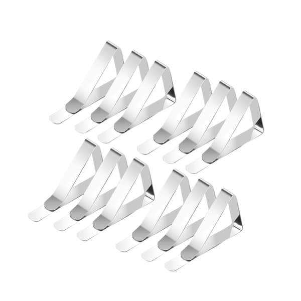 Pöytäliinan tuulipidike Silver 12-pack