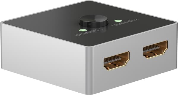 Manuell HDMI™-svitsj 2 til 1 (4K @ 60 Hz)