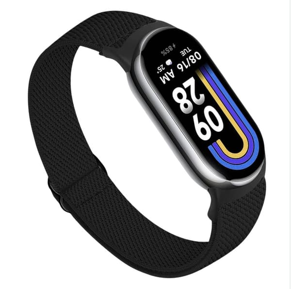 Elastinen nailonranneke Xiaomi 8/9:lle (14 mm) Black