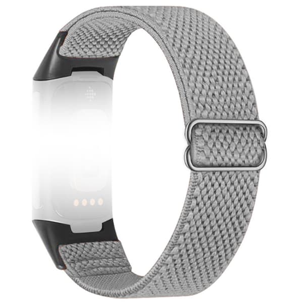 Klockarmband i Nylon för Fitbit Charge 5/6 LightGrey