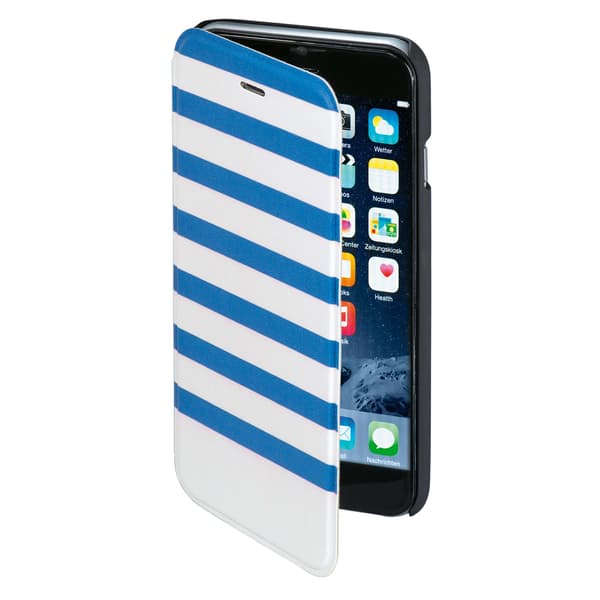 Mobilfodral Stripe Blå/Vit - iPhone 6/6S