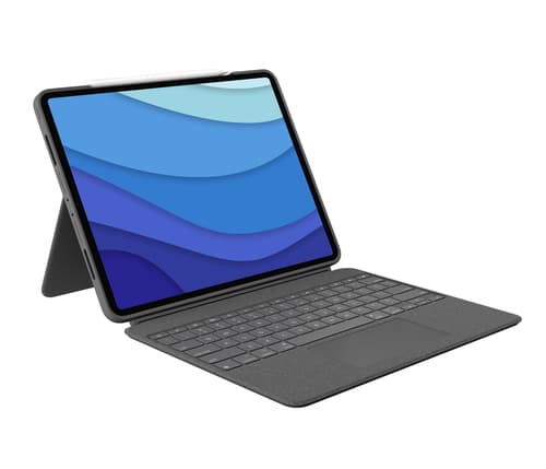 Logitech Combo Touch, QWERTY, Nordisk, Styrepute, 1,8 cm, 1 mm, Apple