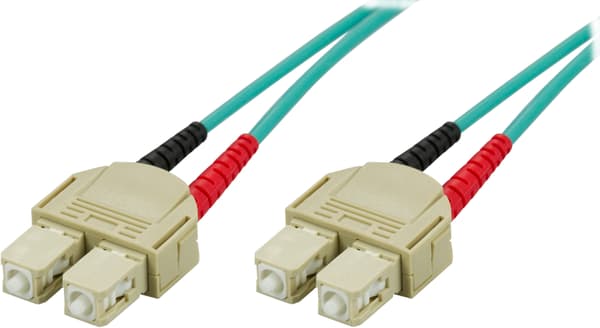 OM3 Fiber cable, SC - SC, duplex, multimode, 50/125, 10m