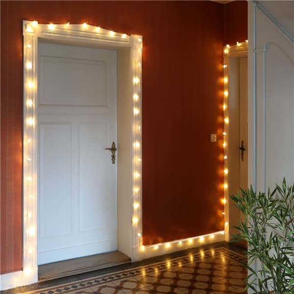 80 LED-lyslenke «Stjerner»