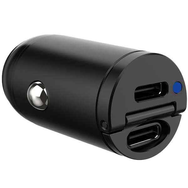 Biloplader 30W PD Sort