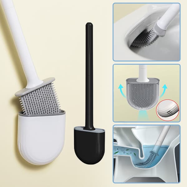 WC-harja pidikkeellä TPU Black