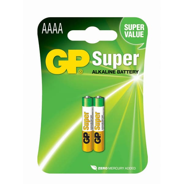 Batteri AAAA LR61 Alkaline 2-Pak