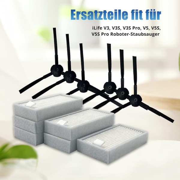Reservedelssæt til ZACO/ILIFE Robotstøvsuger