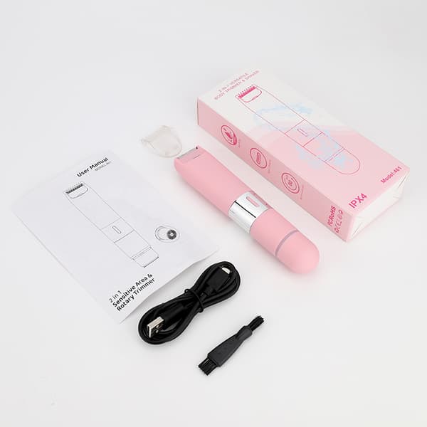 Elektrisk hårfjerner - Smertefri og effektiv Pink