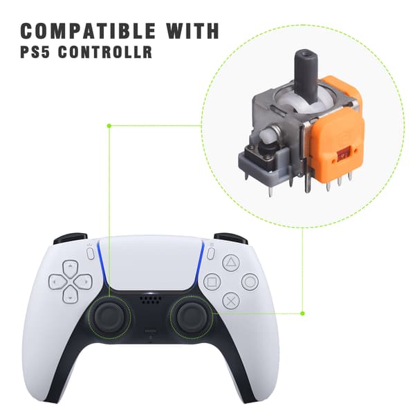 Erstatningssett for PS5-kontrollere Hall Sensor Joystick Model 1