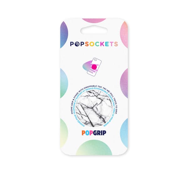 PopGrip Dove White Marble