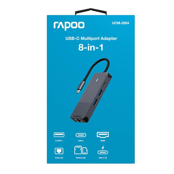 USB-C Multiport UCM-2004 8-in-1 USB-C Adapter