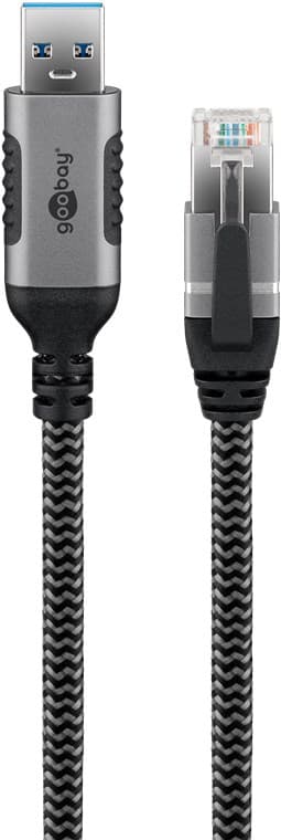 Ethernet-kabel USB-A 3.0 til RJ45, 3 m