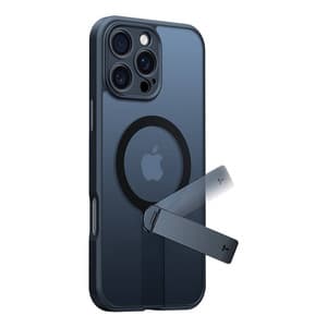 Torras Pstand Spin Case til iPhone 16 Pro (sort)