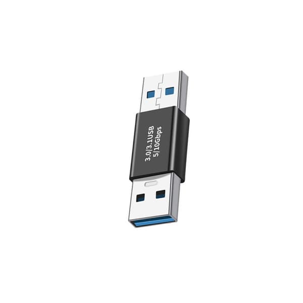 USB 3.0 Hane till Hane Adapter - Höghastighetsdataöverföring, 5Gbps, 2-pack