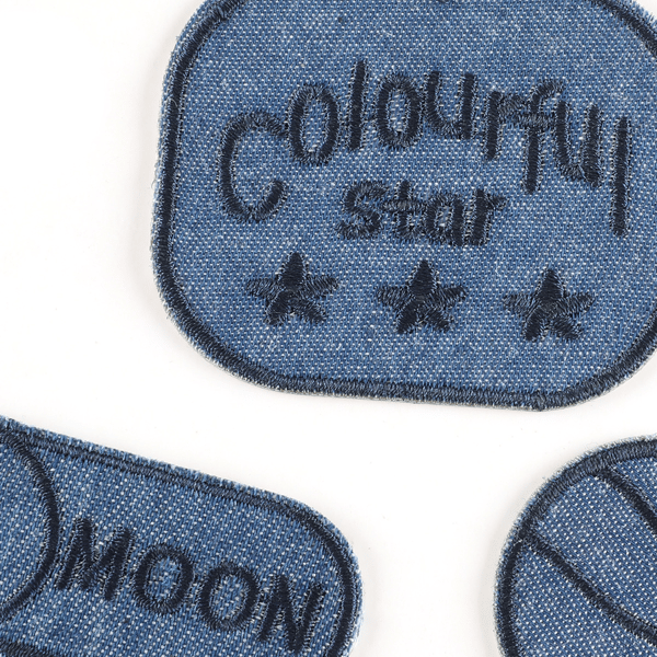 16-dele DIY broderede selvklæbende patches til tøj