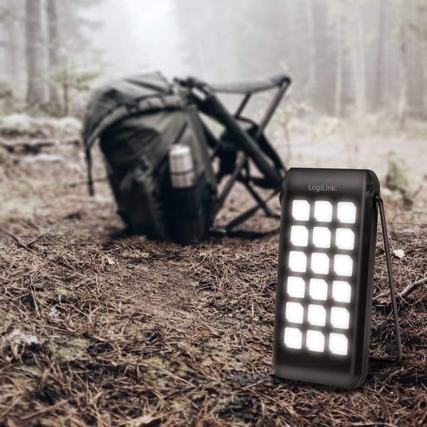 PowerBank 10.000 mAh 18W PD Solcelle Sort
