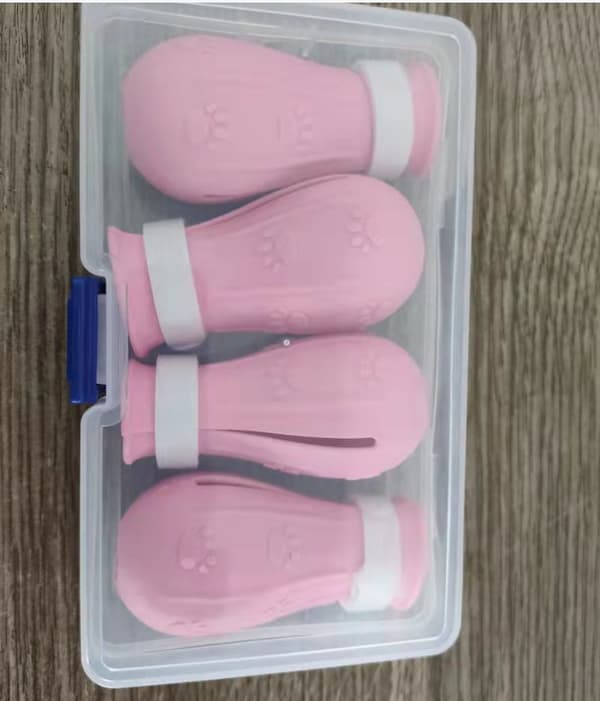 4 stk. multifunksjonelle katelabb beskyttere Pink