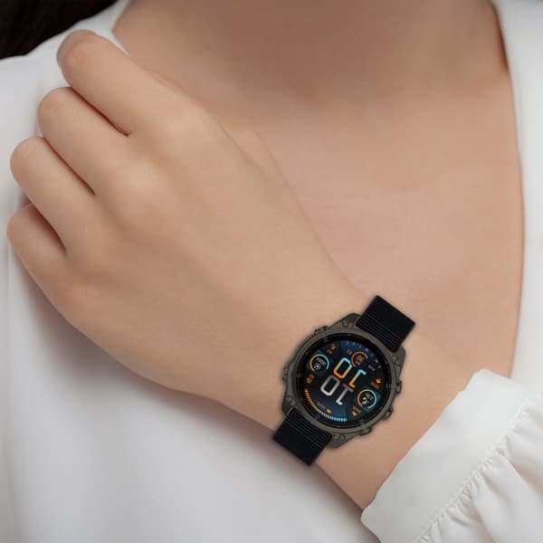 Nylon klokkerem til Garmin 22 mm Black