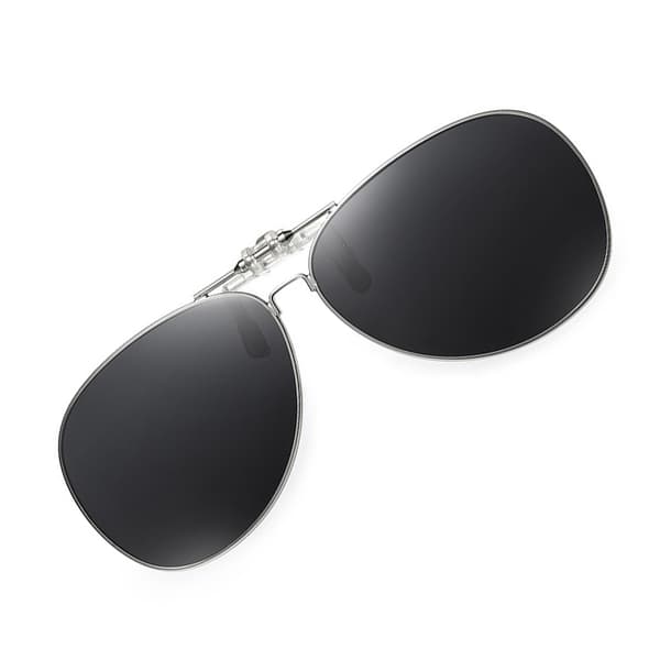 Kiinnitettävät aurinkolasit - polarisoidut ajolasit Black+Grey