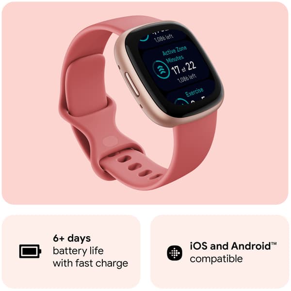 Versa 4, Rosa Sand/Kobberrose