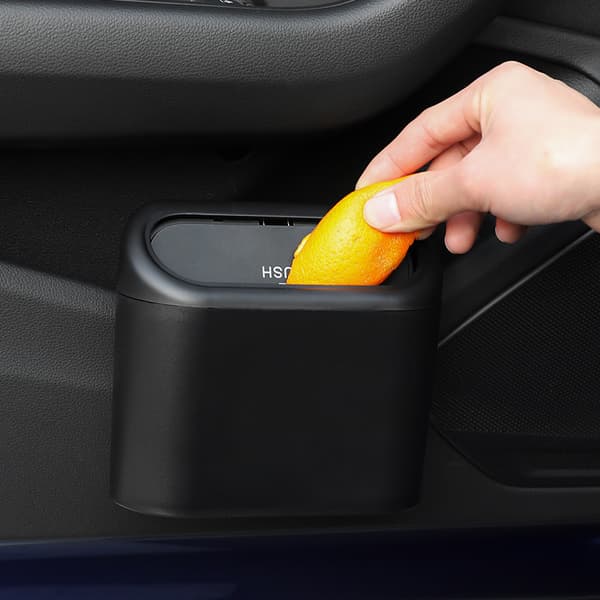 Papperskorg till bilen Black