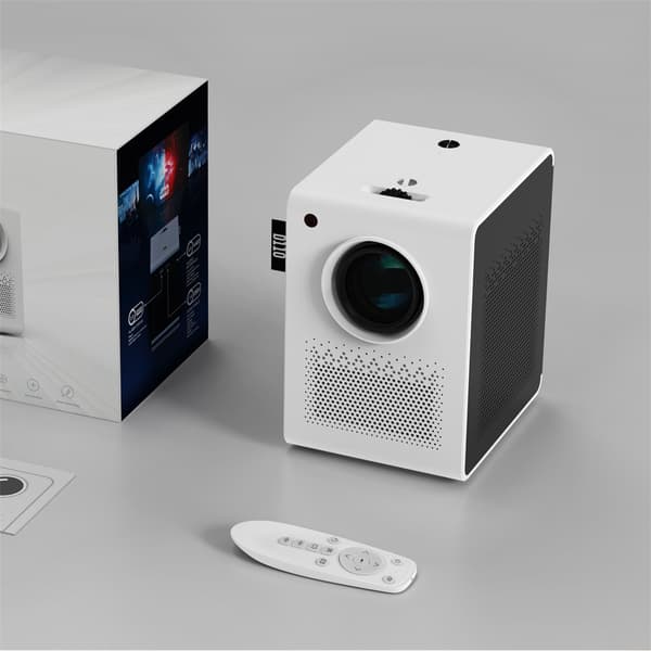 WiFi Bluetooth miniprojektor D5000 Full HD 1080P 4K understøttelse