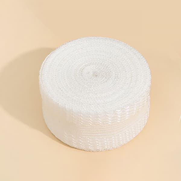 Strygbart kantbånd White 5 m