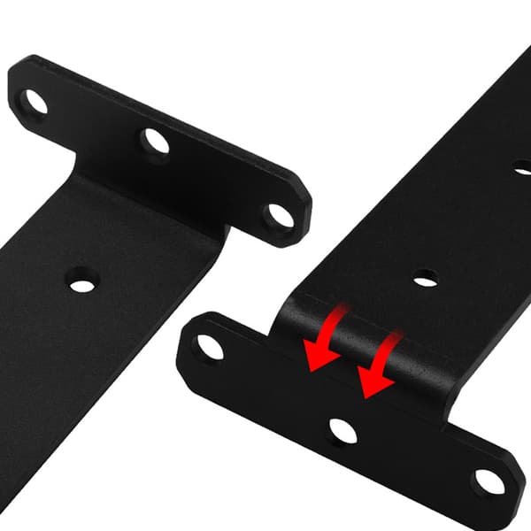 Diskrete hylleknekter Black L