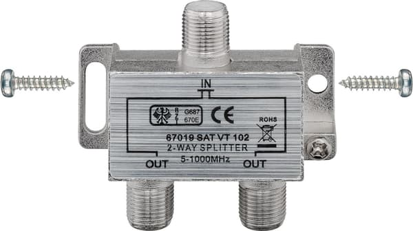 CATV-splitter 2-veis