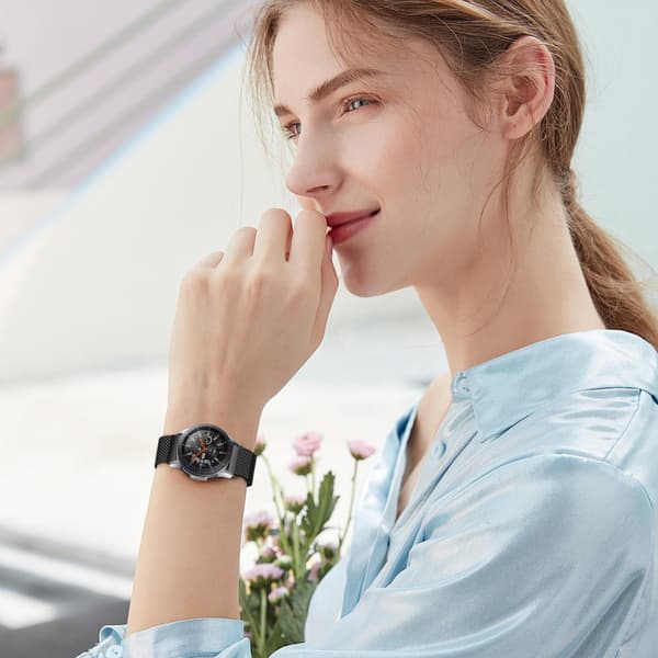 Milanese Loop Urrem til Smartwatches Black 20 mm