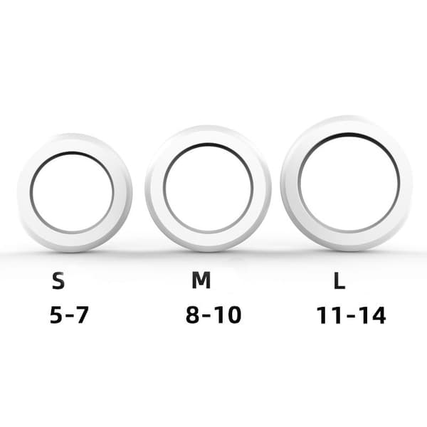 Silikone Ring Cover Ridsebeskyttelse White S