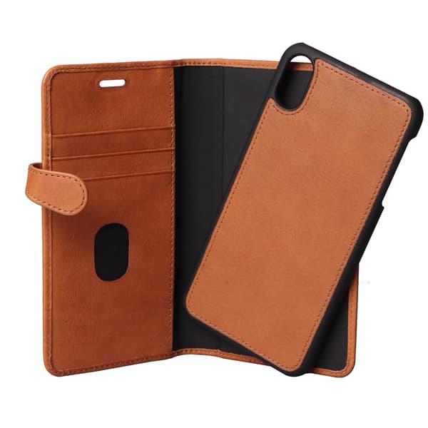 Lommebokveske iPhone XS Max Cognac