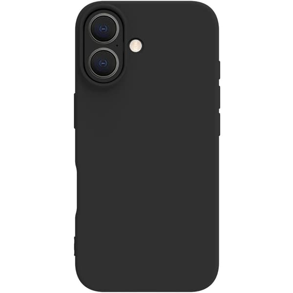 Cromo Soft gummideksel iPhone 16 Black