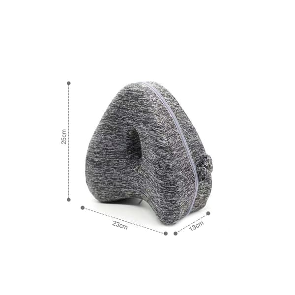 Hjerteformet Ergonomisk Benpude - Ortopædisk Pude Gray