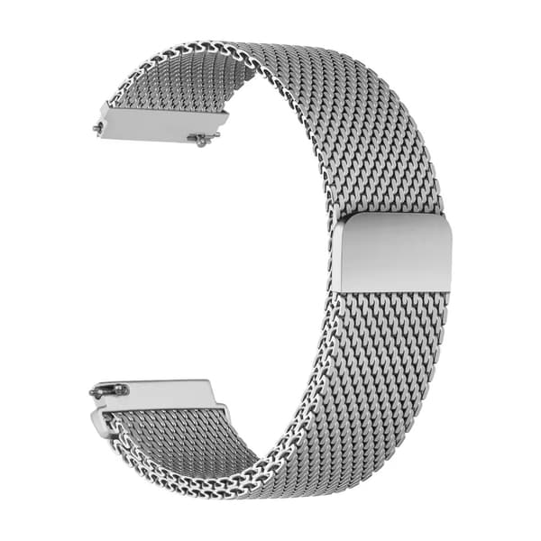 Milanese Loop Klockarmband för Smartklockor Silver 22 mm
