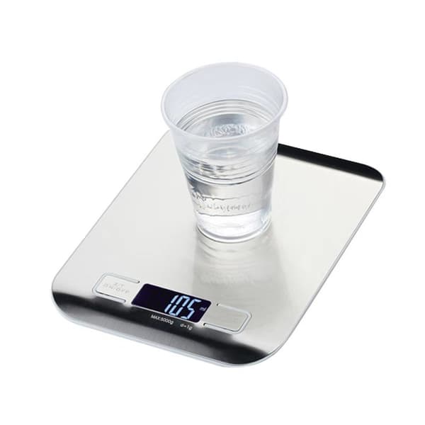 Kjøkkenvekt i rustfritt stål
