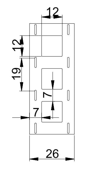 Batteri nikkelstripe -2P - 5 meter rull M