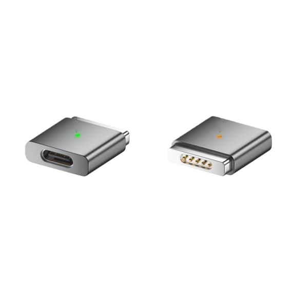 USB-C - MagSafe 2 -sovitin 100W - Lataa MacBook tehokkaasti Grey