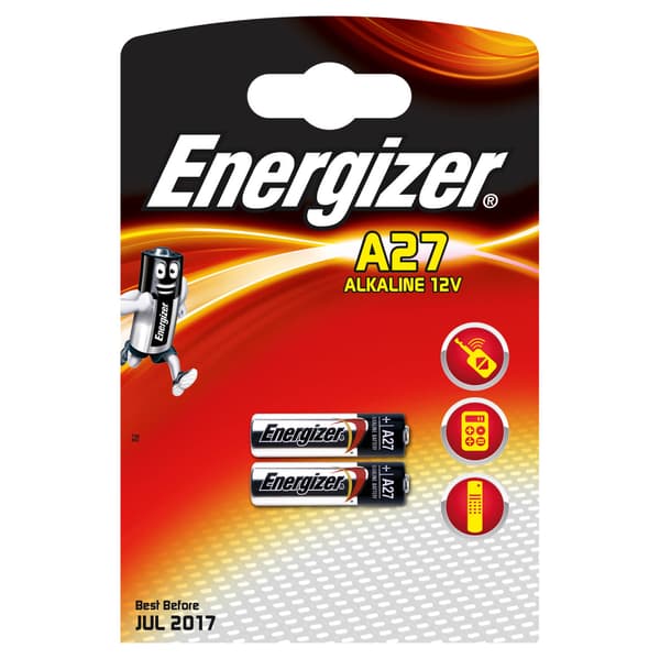 Batteri A27 Alkaline 2-pak