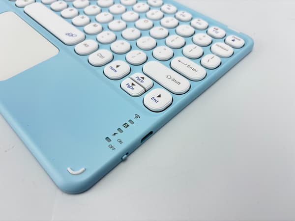 Bluetooth-tangentbordsfodral för Samsung Galaxy Tab S6 Lite Blue