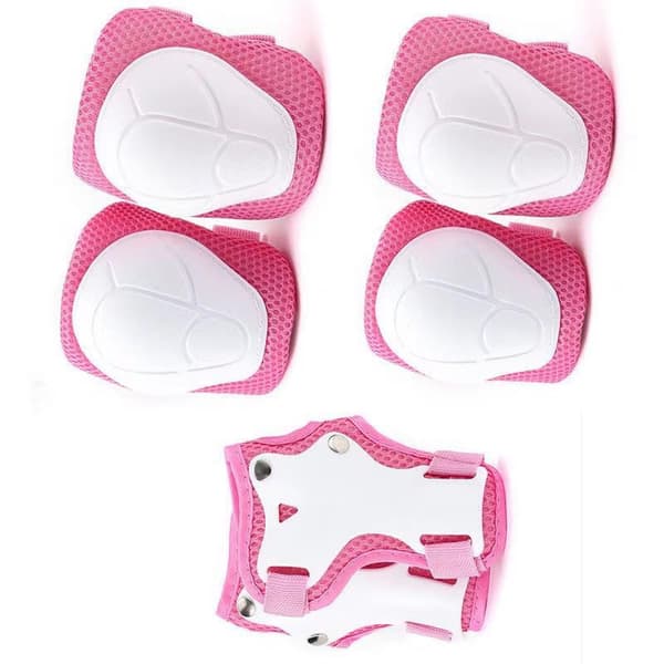 Skyddsutrustning för barn & vuxna - Knäskydd, Armbågsskydd, Handledsskydd Pink