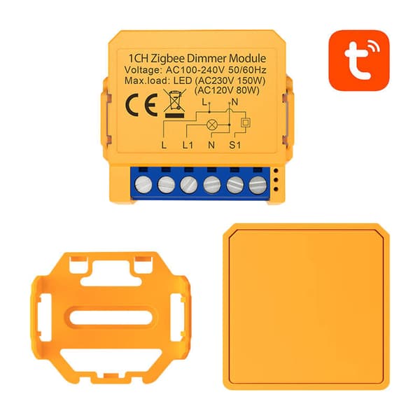 Smart stikkontakt ZigBee Avatto ZDMS16-2 TUYA