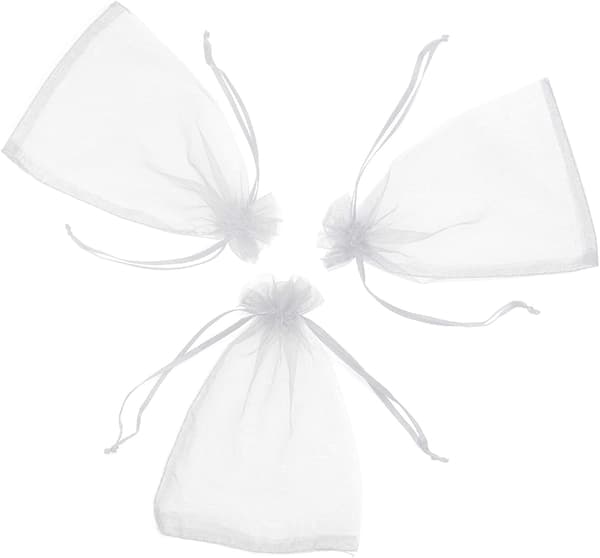 Organzapåsar 7x9 cm 50-pack White