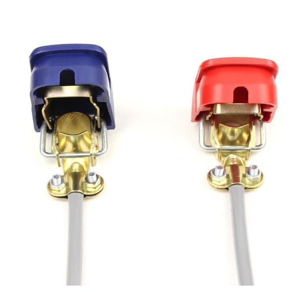 Avtakbare batteriklemmer, 2-pak MultiColor