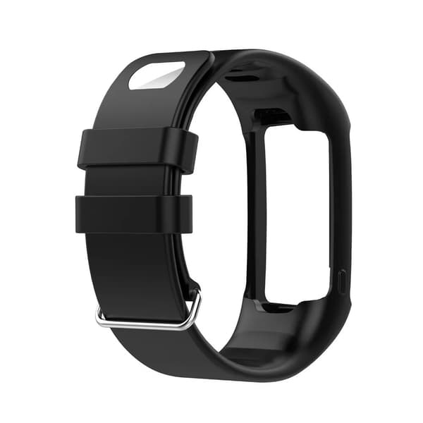 Silikone udskiftningsrem til Polar A360 A370 Black