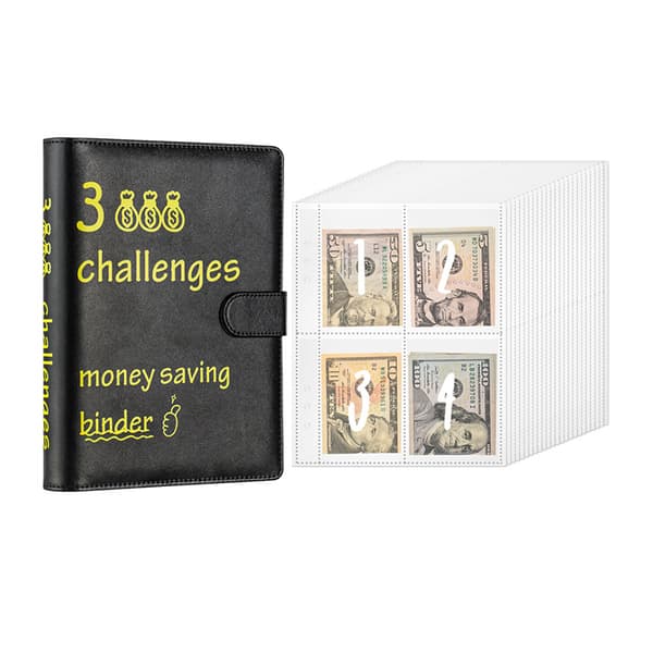 100-dagers pengeutfordringsperm - A5 konvoluttsystem Black