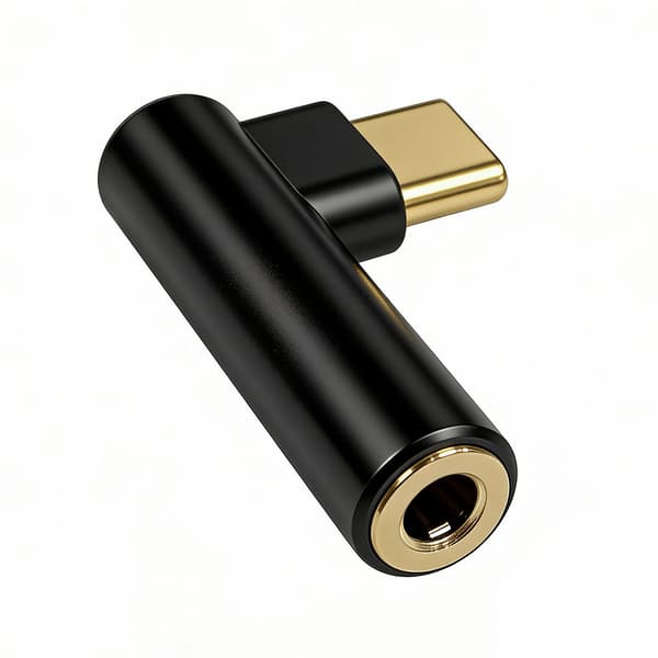 USB-C till 3,5 mm Aux ljudadapter Grey