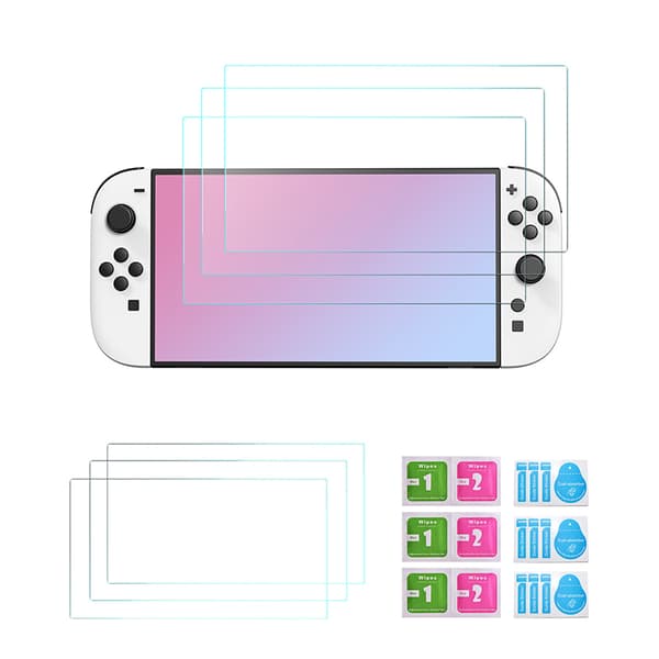 Switch 2 HD Härdat Glasskärmskydd 3-pack